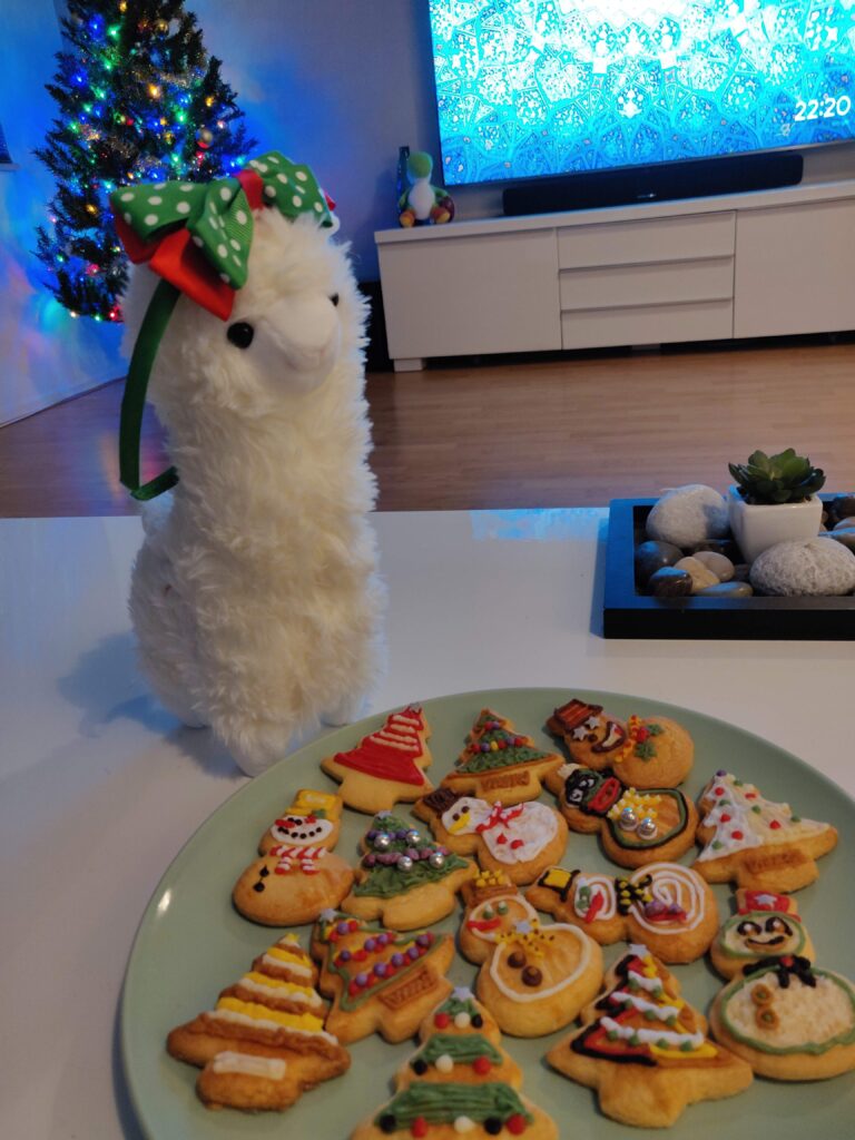 decorated christmas cookies