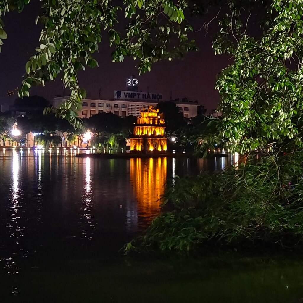 Famous Turtle Lake in Hanoi